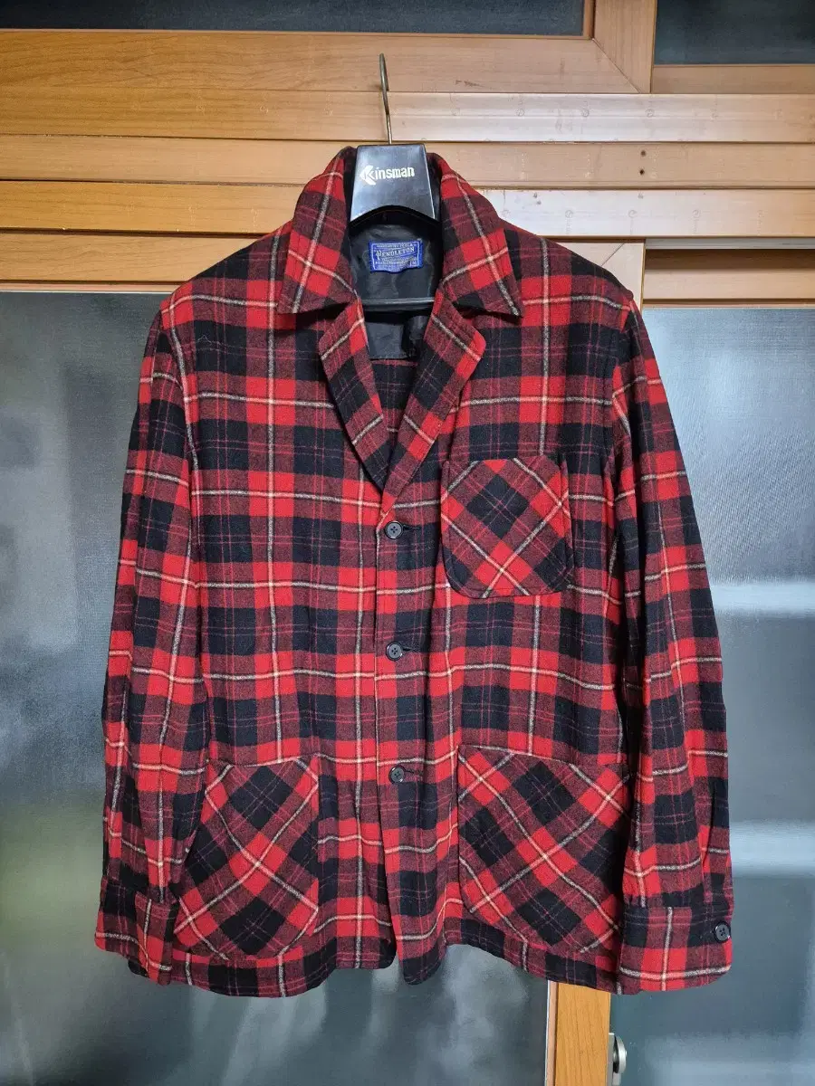 펜들턴 pendleton 타탄체크 울블레이저 자켓